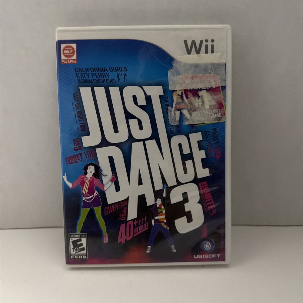 Just Dance 3 Nintendo Wii Game Complete with Manual Ubisoft 2011 CIB